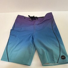 O'Neill Kids Board Shorts Size 24 Blue/Purple Gradient Drawstring