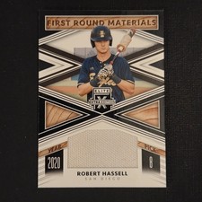 2020 Panini Elite Extra Edition - First Round Materials Robert Hassell...
