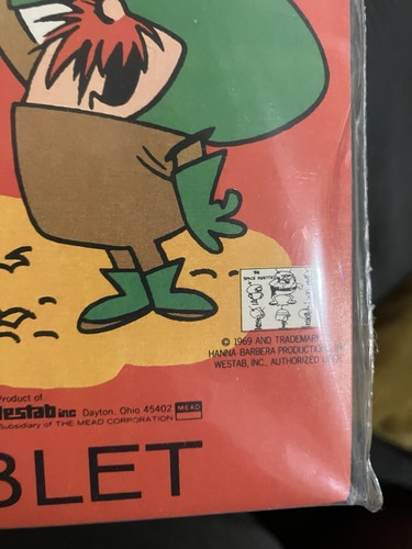 Vintage 1969 Hanna-Barbera School Tablets Unused 2 Space Kidettes 1 Muttley RARE - Picture 10 of 14