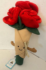 Jellycat Amuseables Florist Rose Bouquet Plush Stuffed Toy 2024