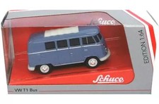 1/64 Schuco VW T1 Bus Blue 452010500 Diecast