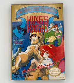 1989 King's Knight (NES, Nintendo) CIB Rare w/all inserts and MINT poster!