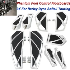 Phantom Floor Boards Foot Pegs Shifter Pegs Brake Pedal For Harley Street Glide 