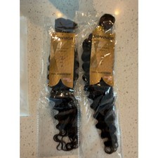 20in Deep Wave Human Hair Bulk 110g 4 Chocolate Brown