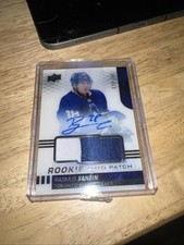 2019-20 UD Premier Rasmus Sandin AR-RS Acetate Rookie Auto Patch /149 RC Auto