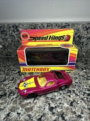 Matchbox Lesney Speed Kings K-24 Lamborghini Miura Unpunched in Original Box