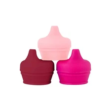 Boon Snug Silicone Sippy Cup Lids - Convert Any Kids Cups or Toddler Cups into S