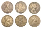 1944   LINCOLN WHEAT CENTS - 6 coin lot      Combined shipping available