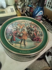 Currier & Ives Christmas Tin Round Xox - The ...