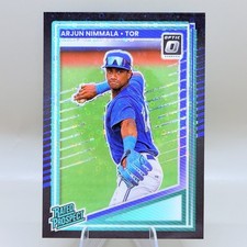 2025 Panini Donruss Optic - Arjun Nimmala #129 Black Circles  Prizm Prospect