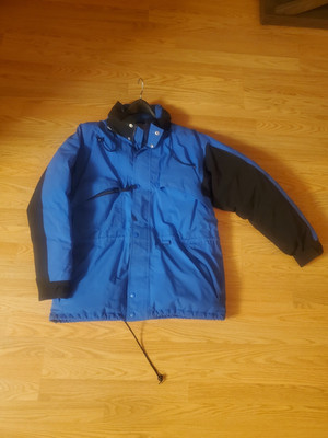 Vintage Eddie Bauer Gore-Tex Goose Down Jacket Blue Men s Large Winter Coat
