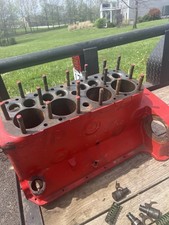 Ford 8n-9n-2n Tractor Front Distributor Engine Block With Main Caps & Oil Pump