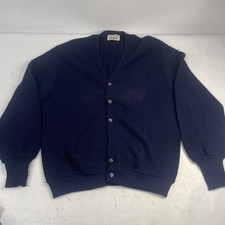Vintage Arnold Palmer Robert Bruce Cardigan Alpaca Wool Men's XL. MSNG 1 Button
