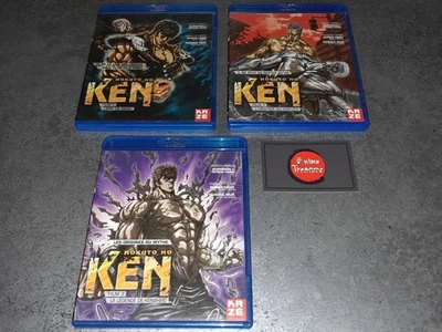 Lot 3 BLU RAY anime : HOKUTO NO KEN intégrale FILMS 1 2 & 3 VF ken le survivant - Photo 1/4