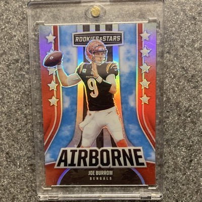 Panini 2023 Rookies & Stars Joe Burrow Bengals Airborne Red Prizm AI-7 /99