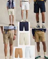 Pantalón Corto Chino Polo Ralph Laurel 9 Pulgadas Elastizado Calce Clásico