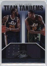 2012-13 Absolute Team Tandems Jerseys /25 Al Jefferson Derrick Favors #24 r7d