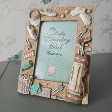 Russ Ladies Golf Photo Frame The Ladies Country Club Collection 3D Resin