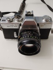 Minolta SRT201 35mm Film Camera MD Rokkor-X 50mm 1:1.7 lens PLEASE READ DESCR