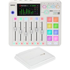 Rode RODECaster Pro II Podcast Production Console with Dust Cover - White