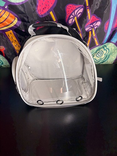 Clear Space Capsule Bubble Window Small Animal Carrier Backpack for Birds and Gu