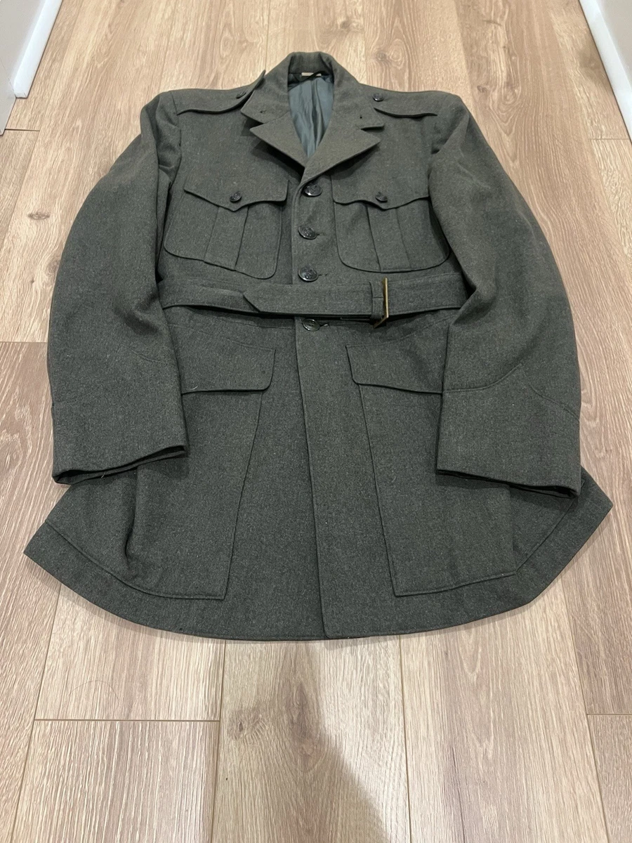 Ww2 Trench Coat In Original Ww2 Collectible Us Uniforms for sale