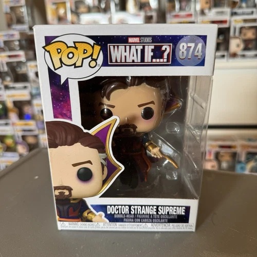 Marvel What If? Dr Strange Supreme #874 Funko Pop! 👨🏼‍⚕️RARO