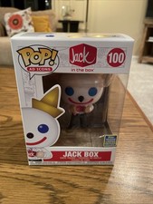 Jack Box Funko Pop! Ad Icons Vinyl #100 Jack in The Box 2020 SDCC Exclusive 