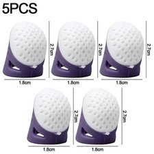 Silicone Thimbles Finger Tips Protector Anti-Slip Finger Covers Hand Cross-stitc