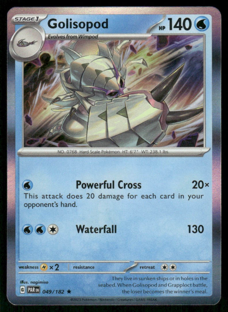 2023 Scarlet & Violet Series - Paradox Rift Golisopod Rare #49
