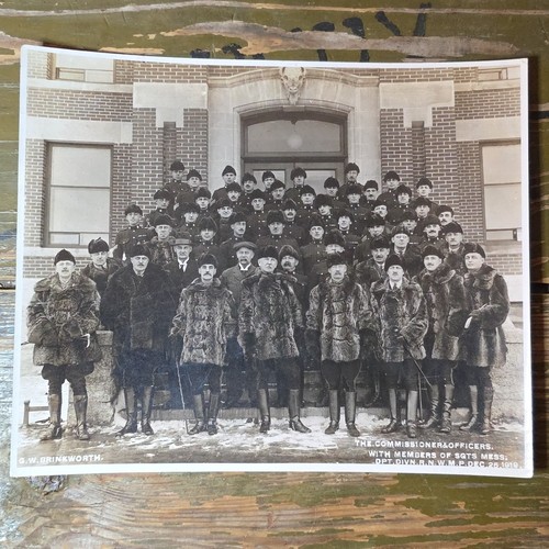 1919 Royal North West Mounted Police RNWMP Unit Photo Original (8.5in x 9.5in)