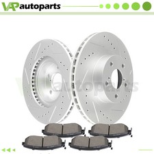 Drill Slotted Front Brake Pads And Rotors For 2011 2012-2016 Subaru Impreza Brz Drill Slotted Front Brake Pads And Rotors For 2011 2012-2016 Subaru Impreza Brz