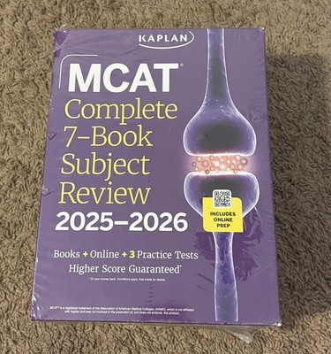 mcat complete 7-book subject review 2025-2026. ISBN 978-1-5062-9438-4