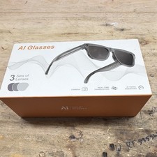 Ai AI Glasses Smart Glasses w/ Camera, Translation, Voice Assistant, BT Wi-Fi