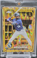 2024 Topps Gilded Collection Gold Wave Refractor /25 Randy Arozarena #13
