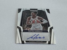 2025 Panini WNBA Prizm Satou Sabally Phoenix Auto Silver Prizm Card #SG-SS