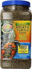 Zoo Med Aquatic Turtle Food Growth Formula Floating Pellets 54-Ounce 2-Pack
