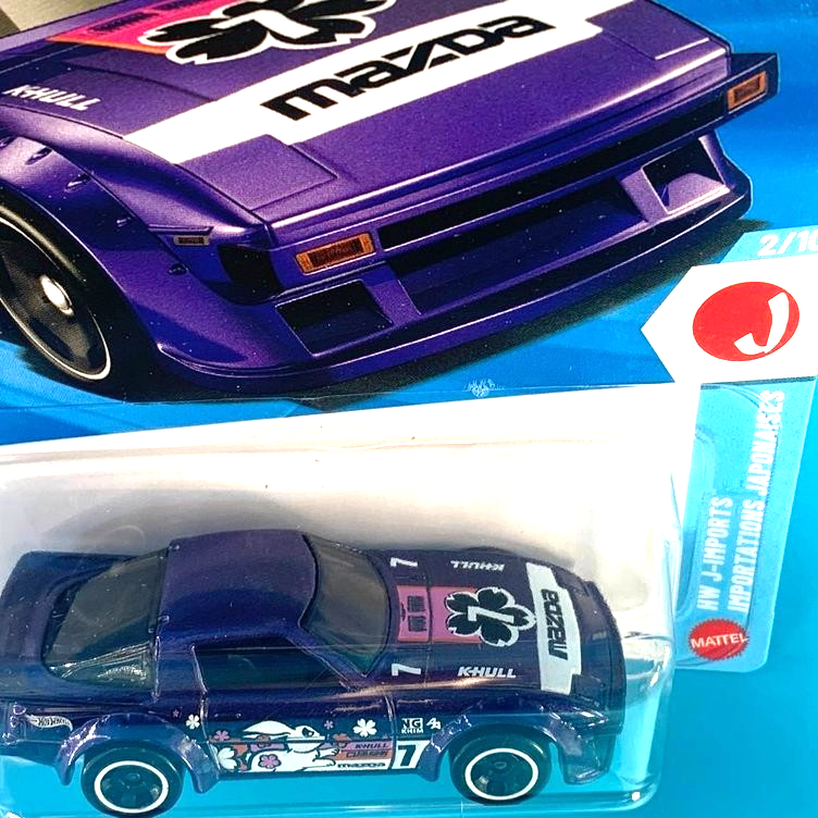 HOT WHEELS 2026 MAZDA RX-7 DARK PURPLE 61/250 JJJ29 HW J-IMPORTS J