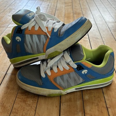 VTG Osiris Pixel Chunky Skate Skateboard Shoes Sneakers Mens 8.5 y2k Grunge