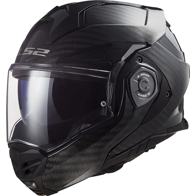 Klapphelm LS2 FF901 Advant X Carbon Solid ECE2206 Gr. L - Schwarz - Bild 4