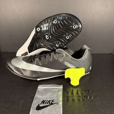 Nike Zoom Rival Sprinter Track Spikes Mens Size 12.5 Black Silver DC8753-001 New