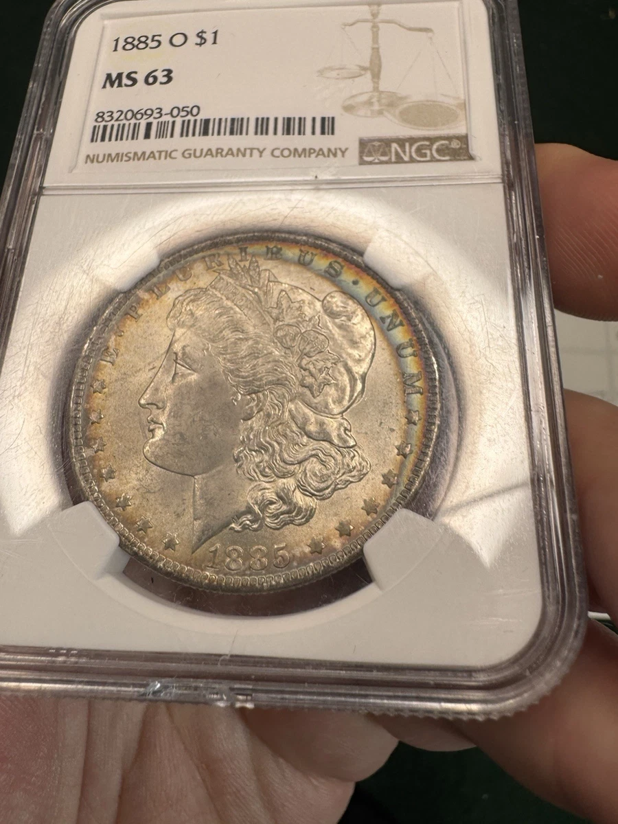 Uncirculated Silver 1885 Year Morgan US Dollars (1878-1921) for