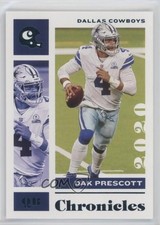 2020 Panini Chronicles Teal Dak Prescott #26 9o3