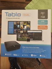 Tablo Dual Lite DVR Over Air Wi-Fi Digital Video Recorder TDNS2B-02-CN