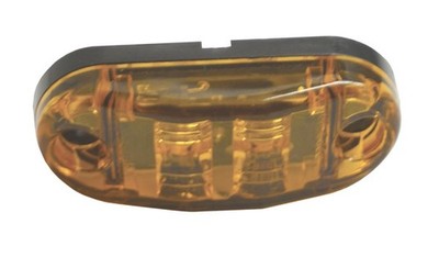 Grote 47013 Yellow 2 1/2'' Oval LED Clearance Marker Light