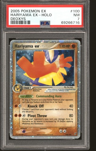 Hariyama ex graded PSA 7 for sale on eBay