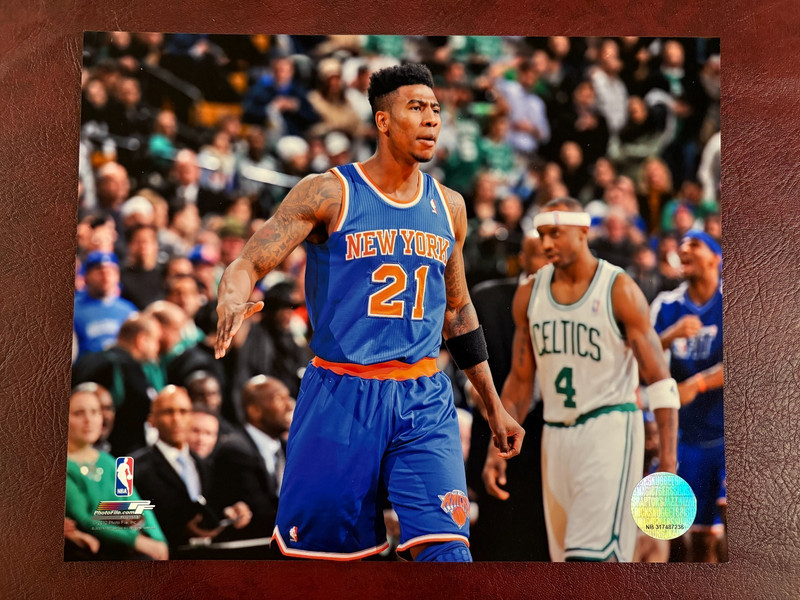 IMAN SHUMPERT 8X10 PHOTO BASKETBALL NEW YORK KNICKS