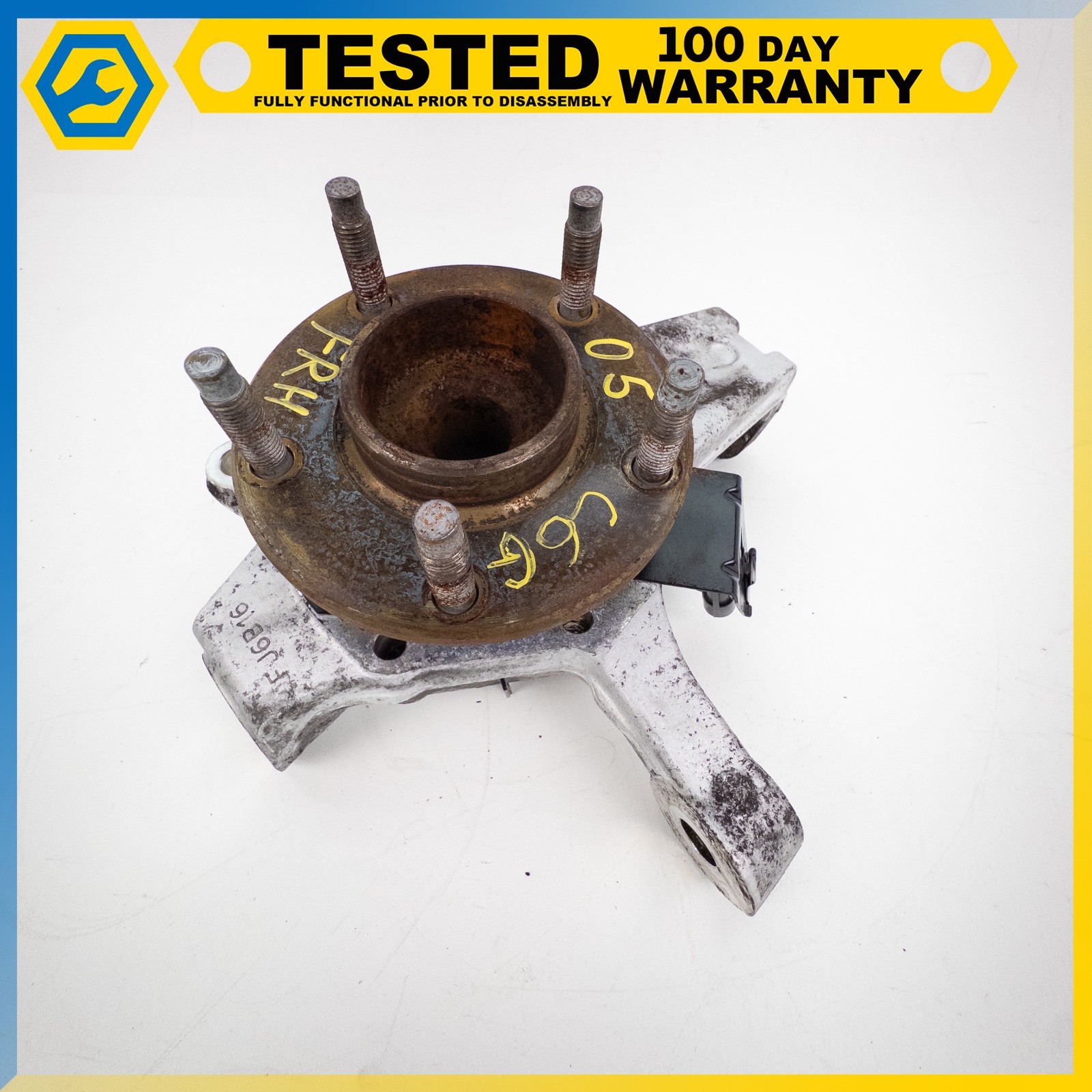 05-13 CHEVROLET CORVETTE C6 XLR FRONT RIGHT SIDE SPINDLE KNUCKLE HUB OEM