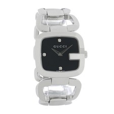 Gucci 125 G Series Women's Diamond Stainless Steel Quartz Watch YA125406
