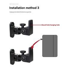 Universal Speaker WallMount Vertical 120  Horizontal 180 Adjustment Wall Bracket